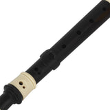 Maxbell British ABS Baroque Treble B Tone 8 Hole Clarinet Descant Recorder Black
