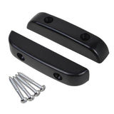 Max Maxb 2 Pieces Bass Guitar Thumb Rest/Finger Rest With 4pcs Screws - Matte Black