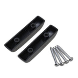 Max Maxb 2 Pieces Bass Guitar Thumb Rest/Finger Rest With 4pcs Screws - Matte Black