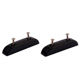 Max Maxb 2 Pieces Bass Guitar Thumb Rest/Finger Rest With 4pcs Screws - Matte Black