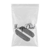 Max Maxb 2 Pieces Bass Guitar Thumb Rest/Finger Rest With 4pcs Screws - Matte Black