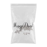 Max Maxb 100pcs Bass Guitar Pickguard Screws For Electric Guitar Bass 3x12mm Silver