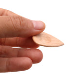 Max Maxb 4 Pieces Wood Acoustic Guitar Pick Plectrum Heart Shape Picks