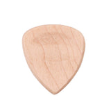 Max Maxb 4 Pieces Wood Acoustic Guitar Pick Plectrum Heart Shape Picks