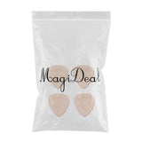 Max Maxb 4 Pieces Wood Acoustic Guitar Pick Plectrum Heart Shape Picks
