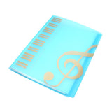 Max Maxb Music Sheet File Paper Documents Storage Folder Holder Plastic A4 Size Blue