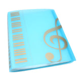 Max Maxb Music Sheet File Paper Documents Storage Folder Holder Plastic A4 Size Blue