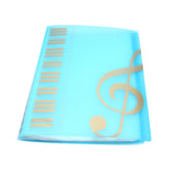 Max Maxb Music Sheet File Paper Documents Storage Folder Holder Plastic A4 Size Blue