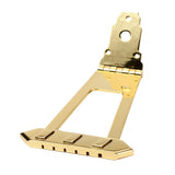 Max Maxb Gold 6 String Jazz Bass Guitar Trapeze Tailpiece Bridge -Top Bronze Made