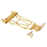 Max Maxb A Set 6 String Jazz Archtop Guitar Trapeze Tailpiece Electric Guitar Gold
