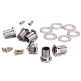 Max 6L Guitar Tuning Pegs Tuner Machine Head for Acoustic Electric Guitar Silver
