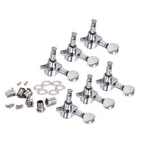 Max 6L Guitar Tuning Pegs Tuner Machine Head for Acoustic Electric Guitar Silver