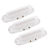 Maxbell 3 Pieces Single Coil Neck Pickup Bobbins 52mm Pole Spacing Fit Strat Guitar