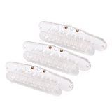 Maxbell 3 Pieces Single Coil Neck Pickup Bobbins 52mm Pole Spacing Fit Strat Guitar