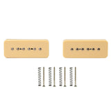 Maxbell 2 Pieces Cream Bass Humbucker Pickup Precision Bass Soap Box Vintage Style