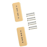 Maxbell 2 Pieces Cream Bass Humbucker Pickup Precision Bass Soap Box Vintage Style