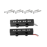 Max Maxb Ceramic 4 Strings Jazz Bass Guitar Pickups Set DIY Replacement Parts