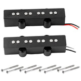 Max Maxb Ceramic 4 Strings Jazz Bass Guitar Pickups Set DIY Replacement Parts