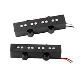 Max Maxb Ceramic 4 Strings Jazz Bass Guitar Pickups Set DIY Replacement Parts