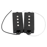 Max Maxb Black Noiseless 4 Strings Jazz Bass Guitar Pickups Set DIY Replacement Parts