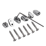 Max Maxb 6 Pieces Chrome Guitar String Locking Nut Headless Rope Lock Instrument