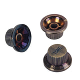 Maxbell 3pcs Bronze Speed Volume Tone Control Knobs For Electric Guitar