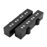 Max 2 Pieces Black 4 String Bass Pickup Open Style Vintage Alnico Pickup Set