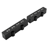 Max 2 Pieces Black 4 String Bass Pickup Open Style Vintage Alnico Pickup Set