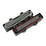 Max 2 Pieces Black 4 String Bass Pickup Open Style Vintage Alnico Pickup Set