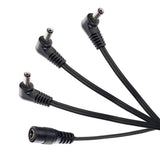 Max Electric Guitar Effect Pedal 3 Way Daisy Chain Cable Power Supply Cord Lead
