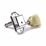 Maxbell 6x Electric Guitar Tuning Peg String Tuners Machine Heads Tuners Keys Silver