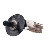 Max 3 Way Toggle Switch Plate Rhythm Treble Washer Ring Set Electric Guitar Part
