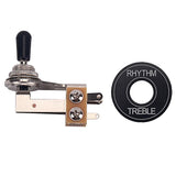 Max 3 Way Toggle Switch Plate Rhythm Treble Washer Ring Set Electric Guitar Part