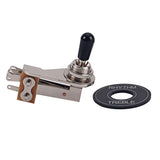 Max 3 Way Toggle Switch Plate Rhythm Treble Washer Ring Set Electric Guitar Part