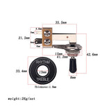 Max 3 Way Toggle Switch Plate Rhythm Treble Washer Ring Set Electric Guitar Part