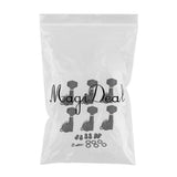 Max 6L Locked String Guitar Tuning Pegs Tuner With Keys Small Handle Head Black