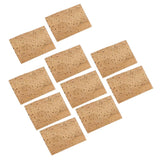 Max 10 Pieces Saxophone Interface Cork Natural Neck Cork Replacement Parts Brown