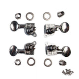 Max 4 Pieces Ukulele Tuning Pegs 2L 2R Button Strings Tuners Head Accessories