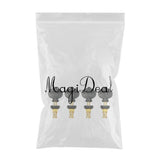 Maxbell Ukulele Strings Tuning Pegs Pin Machines Tuners Friction Ukelele Black 4PCS