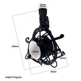 Max Black Microphone Shock Mount Holder Adapter Clamp Clip for Studio Microphone