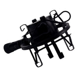 Max Black Microphone Shock Mount Holder Adapter Clamp Clip for Studio Microphone