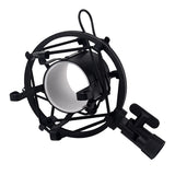 Max Black Microphone Shock Mount Holder Adapter Clamp Clip for Studio Microphone