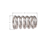 Max Maxb Stainless Steel Tremolo Arm Tension Spring for Bigsby Electric Guitar Black