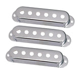 Max Maxb 3 Pcs Guitar Humbucker Pickup Cover Electric Guitar Replacement Parts Silver