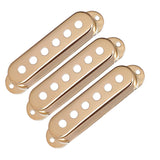 Max Maxb 3 Pcs Guitar Humbucker Pickup Cover Electric Guitar Replacement Parts Golden