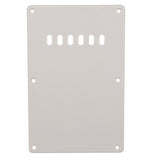 Max Maxb 6 Hole Pickugard Tremolo Cavity Cover Back Plate for ST SQ Guitars White