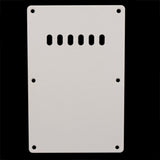 Max Maxb 6 Hole Pickugard Tremolo Cavity Cover Back Plate for ST SQ Guitars White