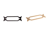 Max Maxb Single Coil Pickup Plates Holder Bracket Mounting Ring for  Guitar Black