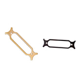 Max Maxb Single Coil Pickup Plates Holder Bracket Mounting Ring for  Guitar Black