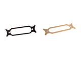 Max Maxb Single Coil Pickup Plates Holder Bracket Mounting Ring for  Guitar Black